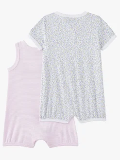 Børn PetitBateau Petit Bateau Jumpsuits, Grå/Lyserød