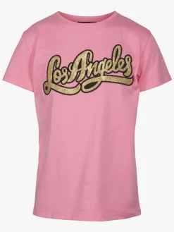 Børn PetitbySofieSchnoor Petit by Sofie Schnoor T-Shirt, Coral Pink