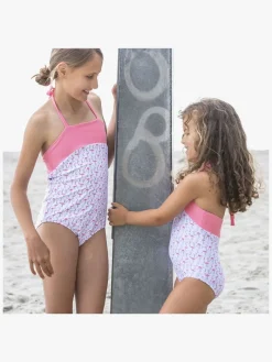 Uv & Strand|PetitCrabe Petit Crabe Ines Badedragt, Flamingos