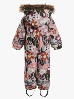 Børn PetiteCherieAtelier Flyverdragter|Overtøj-Petite Cherie Atelier Amour Babyflyverdragt, Winterowl Pale Mauve