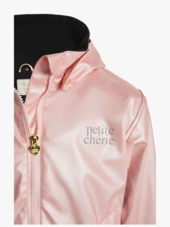 Børn PetiteCherieAtelier Regntøj-Petite Cherie Atelier Chantel Foret Regnsæt, Silver Pink
