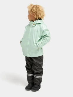Børn PetiteCherieAtelier Regntøj-Petite Cherie Atelier Chantel Foret Regnsæt, Harbour Grey