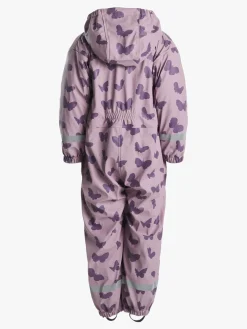 Børn PetiteCherieAtelier Petite Chérie Atelier Ally Foret Regndragt, Butterfly Dawn Pink