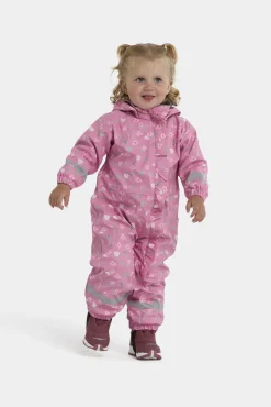 Regntøj|PetiteCherieAtelier Petite Chérie Atelier Ally Foret Regndragt, Flowers Satchet Pink Grøn/Lyserød/Hvid