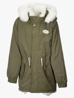 Børn PetiteCherieAtelier Petite Chérie Atelier Amabelle Parkajakke, Off White