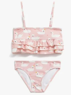 Børn PetiteCherieAtelier Petite Chérie Atelier Amelie UV-Bikini, Swan