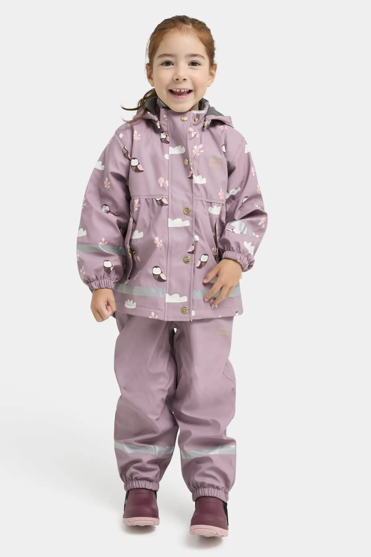 Børn PetiteCherieAtelier Petite Chérie Atelier Amira Foret Regnsæt, Elderberry