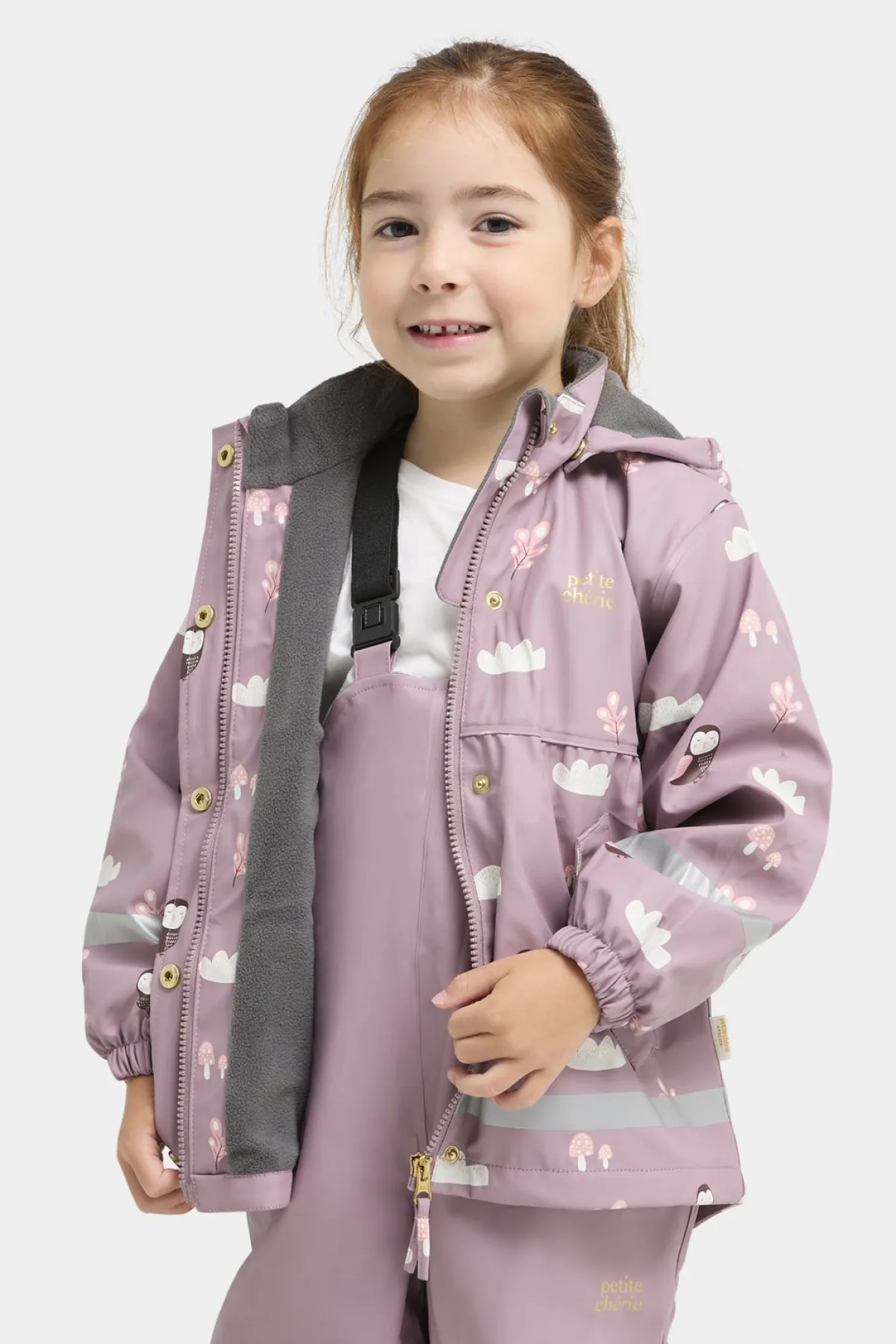 Børn PetiteCherieAtelier Petite Chérie Atelier Amira Foret Regnsæt, Elderberry