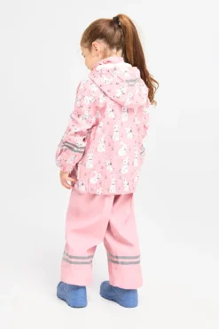 Regntøj|PetiteCherieAtelier Petite Chérie Atelier Cleo Regnsæt, Bunny Meadow/Bridal Rose Lyserød/Hvid
