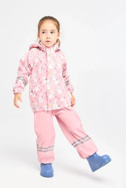 Regntøj|PetiteCherieAtelier Petite Chérie Atelier Cleo Regnsæt, Bunny Meadow/Bridal Rose Lyserød/Hvid