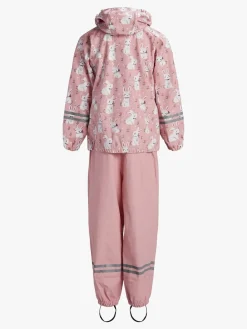 Regntøj|PetiteCherieAtelier Petite Chérie Atelier Cleo Regnsæt, Bunny Meadow/Bridal Rose Lyserød/Hvid