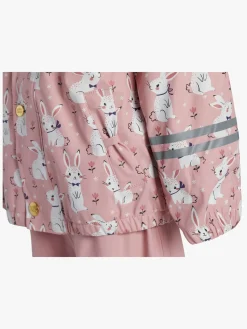 Regntøj|PetiteCherieAtelier Petite Chérie Atelier Cleo Regnsæt, Bunny Meadow/Bridal Rose Lyserød/Hvid