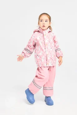 Regntøj|PetiteCherieAtelier Petite Chérie Atelier Cleo Regnsæt, Bunny Meadow/Bridal Rose Lyserød/Hvid