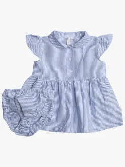 Børn PetiteCherieAtelier Petite Chérie Atelier Emmalina Kjole, Navy/White