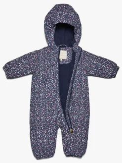 Flyverdragter|PetiteCherieAtelier Petite Chérie Atelier Gisele Køredragt, Navy Small Flower Blå/Flerfarvet