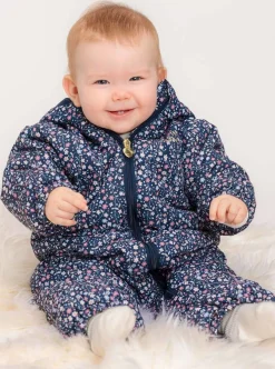 Børn PetiteCherieAtelier Petite Chérie Atelier Gisele Køredragt, Navy Small Flower