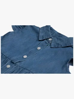 Børn PetiteCherieAtelier Petite Chérie Atelier Holly Kjole, Blue