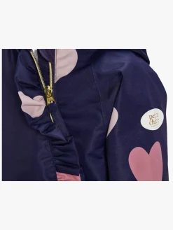 Overtøj|PetiteCherieAtelier Petite Chérie Atelier Lily Skalflyverdragt, Hearts Navy Blå/Lyserød