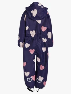 Børn PetiteCherieAtelier Flyverdragter-Petite Chérie Atelier Lily Skalflyverdragt, Hearts Navy