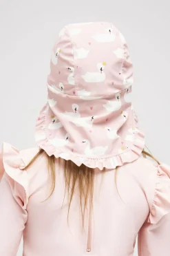 Børn PetiteCherieAtelier Petite Chérie Atelier Lou UV-Hat, Swan