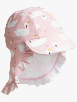 Børn PetiteCherieAtelier Petite Chérie Atelier Lou UV-Hat, Swan