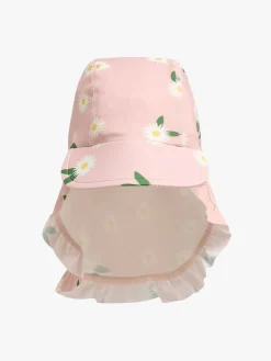 Uv & Strand|PetiteCherieAtelier Petite Chérie Atelier Lou UV-Hat, Pink Daisy Lyserød/Hvid