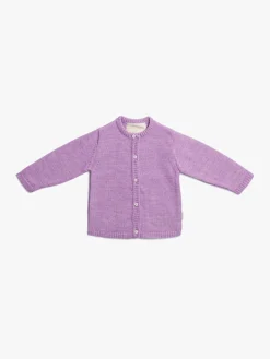 Børn PetiteCherieAtelier Petite Chérie Atelier Margit Babytrøje, Light Purple/Dusty Purple