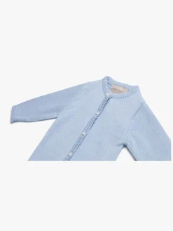 Uldtøj|Overdele|PetiteCherieAtelier Petite Chérie Atelier Margit Babytrøje, Light Blue/Dusty Blue