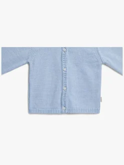 Uldtøj|Overdele|PetiteCherieAtelier Petite Chérie Atelier Margit Babytrøje, Light Blue/Dusty Blue