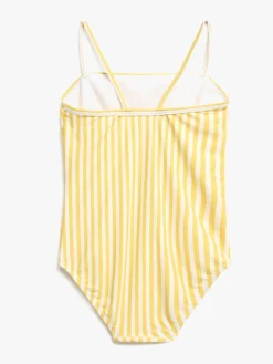 Børn PetiteCherieAtelier Petite Chérie Atelier Nathalie UV-Badedragt, Yellow Stripe