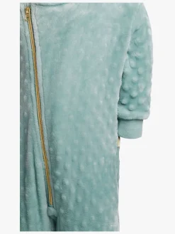 Børn PetiteCherieAtelier Petite Chérie Atelier Nour Fleecedragt, Blue Surf