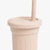 PetiteCherie Spisetid-Petite Chérie Elio Silikonekop med Sugerør, Dusty Pink