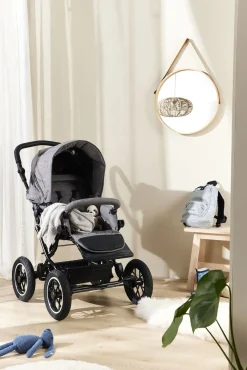 Klapvogne|PetiteCherie Petite Chérie Solide+ Klapvogn, Grey Melange Grå
