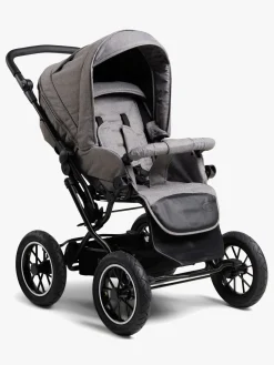 Klapvogne|Rejseklapvogne|PetiteCherie Petite Chérie Solide+ Klapvogn inkl. Babylift, Black/Grey Melange