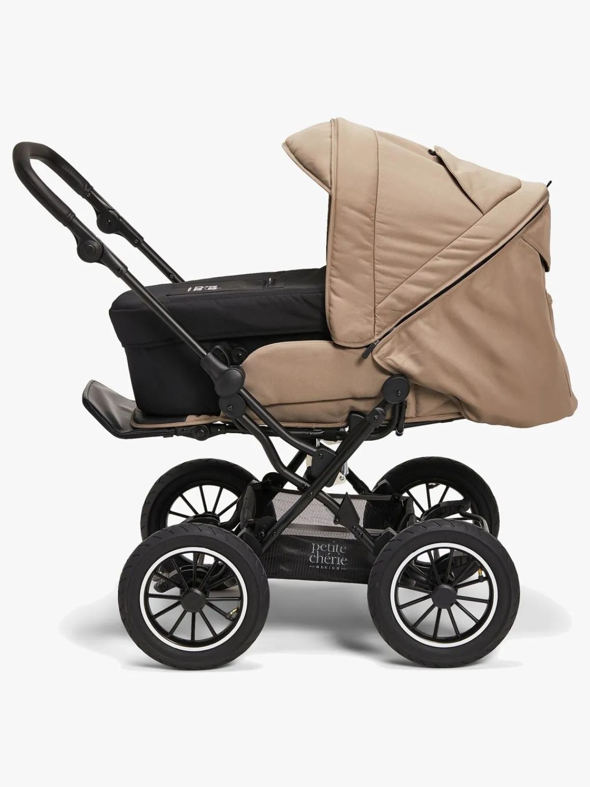 PetiteCherie Petite Chérie Solide+ Kombivogn, Desert Taupe/Black