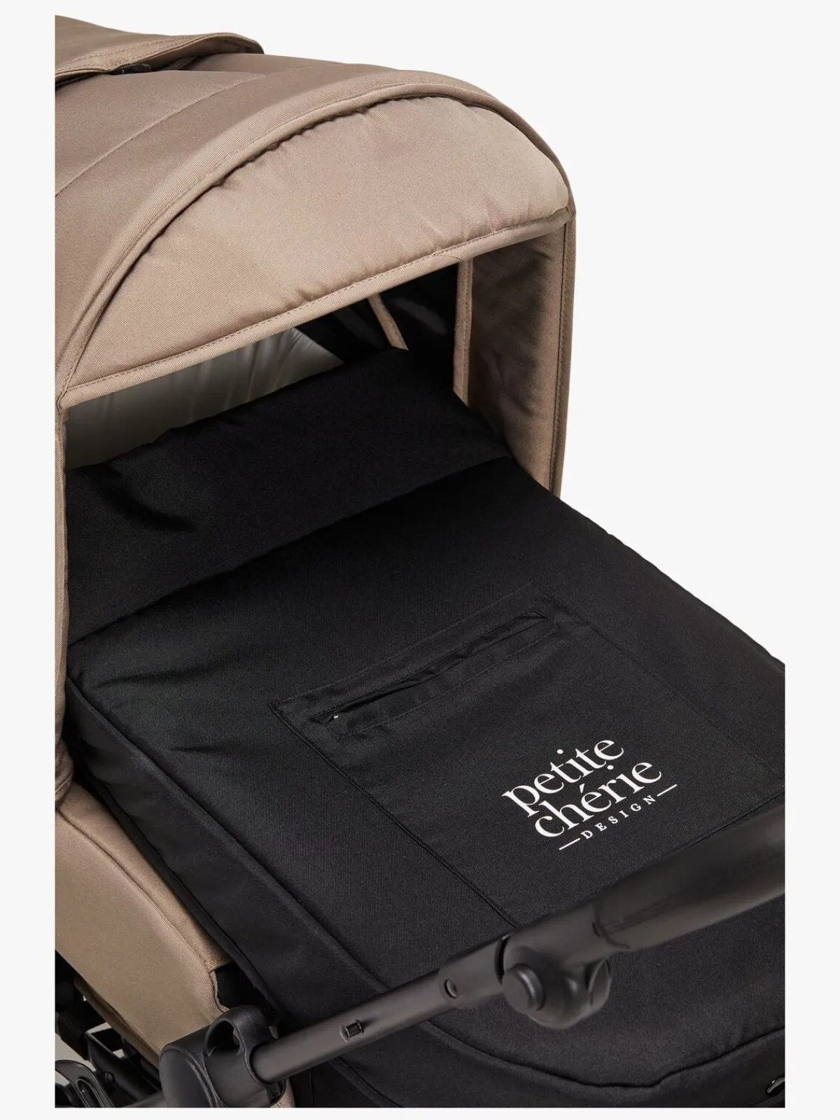 PetiteCherie Petite Chérie Solide+ Kombivogn, Desert Taupe/Black