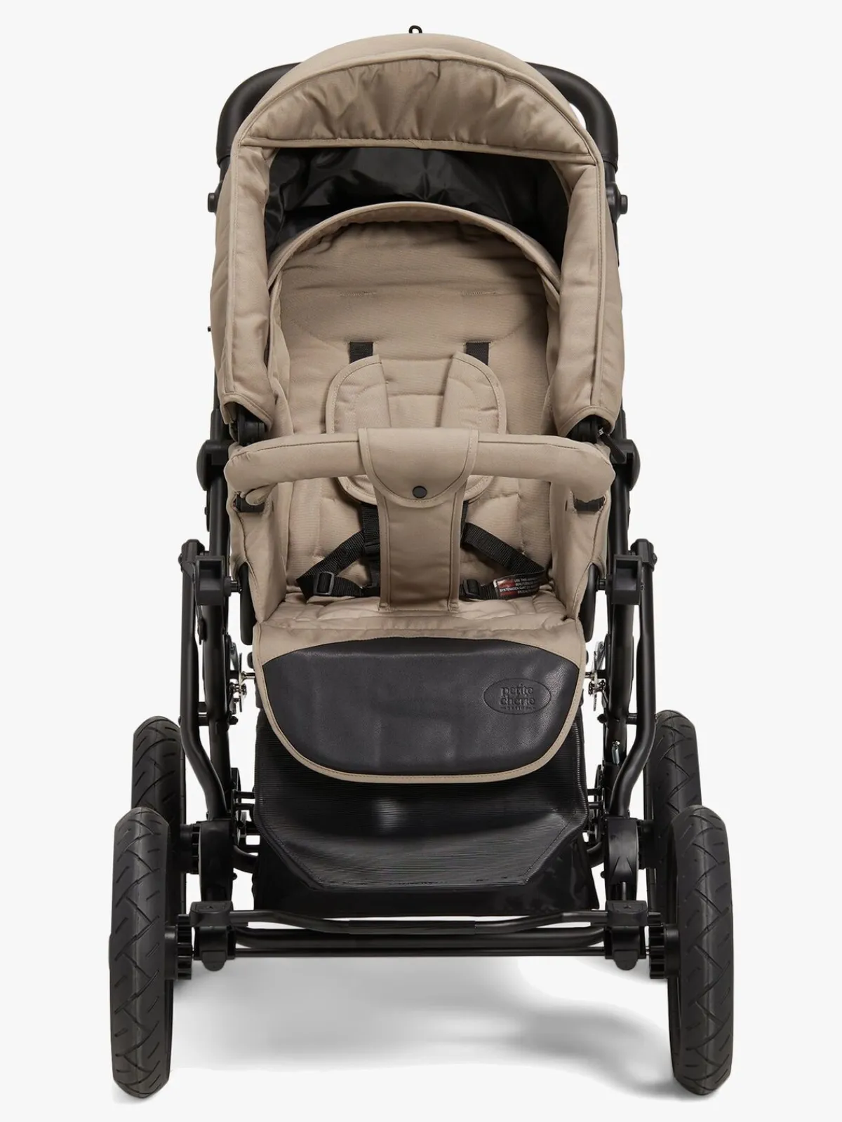 PetiteCherie Petite Chérie Solide+ Kombivogn, Desert Taupe/Black