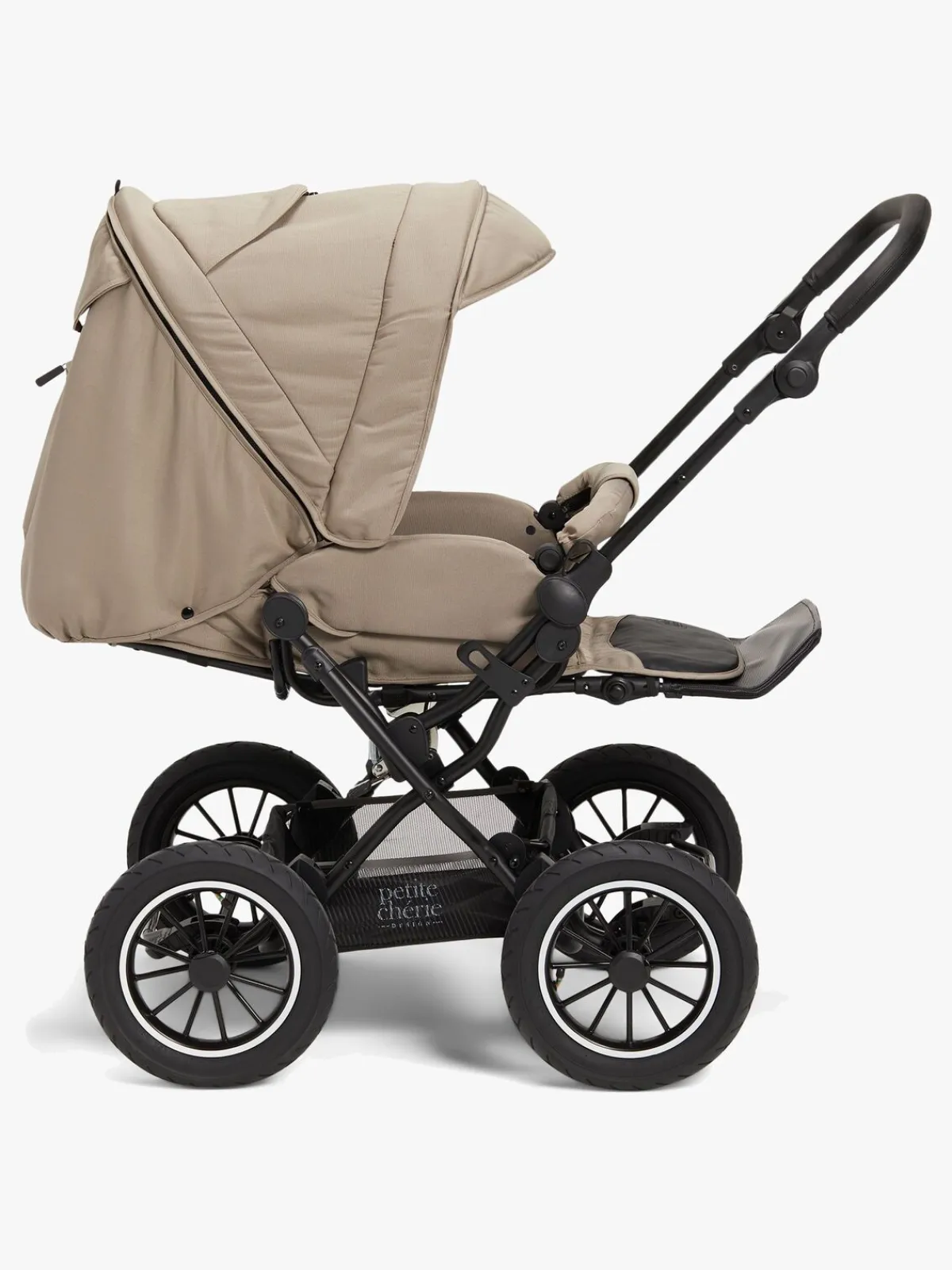 PetiteCherie Petite Chérie Solide+ Kombivogn, Desert Taupe/Black
