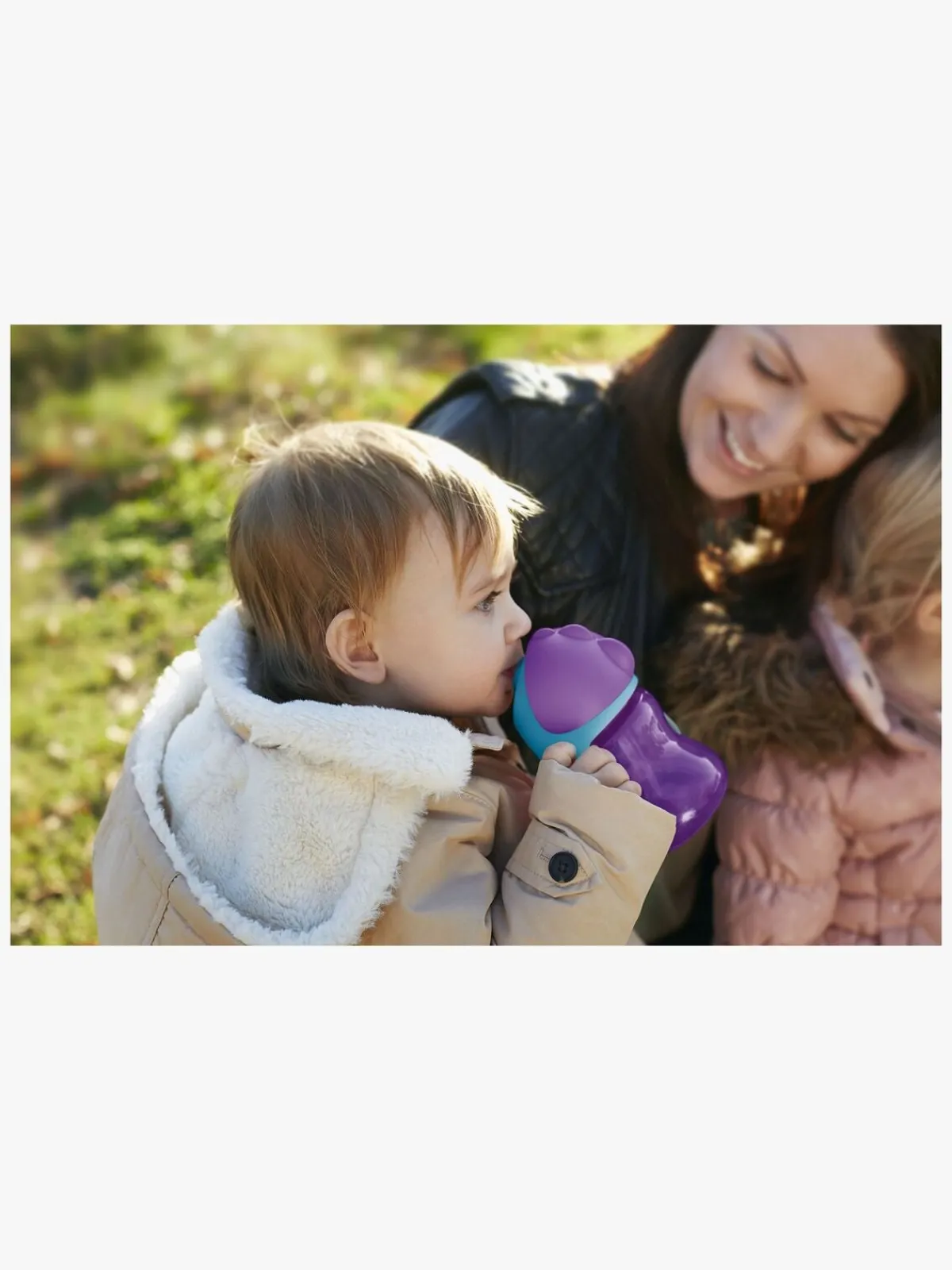 PhilipsAvent Philips Avent Sugerørskop m. Håndtag 200ml, Lilla/Turkis