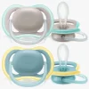 PhilipsAvent Sutter & Suttesnore-Philips Avent Ultra Air Deco Sut 2-Pak 18+m, Grå/Blå