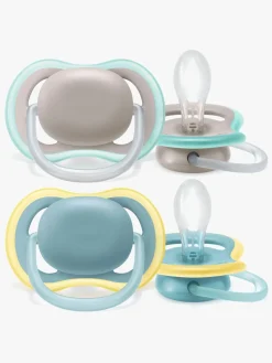 PhilipsAvent Sutter & Suttesnore-Philips Avent Ultra Air Deco Sut 2-Pak 18+m, Grå/Blå