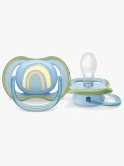 PhilipsAvent Philips Avent Ultra Air Deco Sut 2-Pak 0-6m, Grøn/Blå