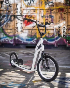 Pinepeak Løbehjul-Air Scooter, Hvid