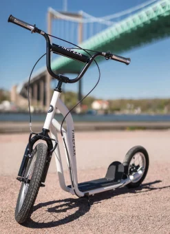 Pinepeak Løbehjul-Air Scooter, Hvid