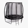 Pinepeak Lantern Trampolin inkl. Sikkerhedsnet 244 cm, Sort
