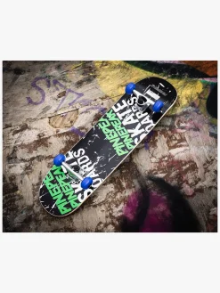 Pinepeak Skating-Skateboard, Blå/Grøn