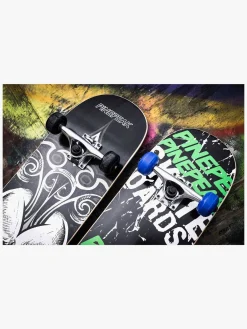 Pinepeak Skating-Skateboard, Blå/Grøn