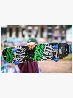 Pinepeak Skating-Skateboard, Blå/Grøn