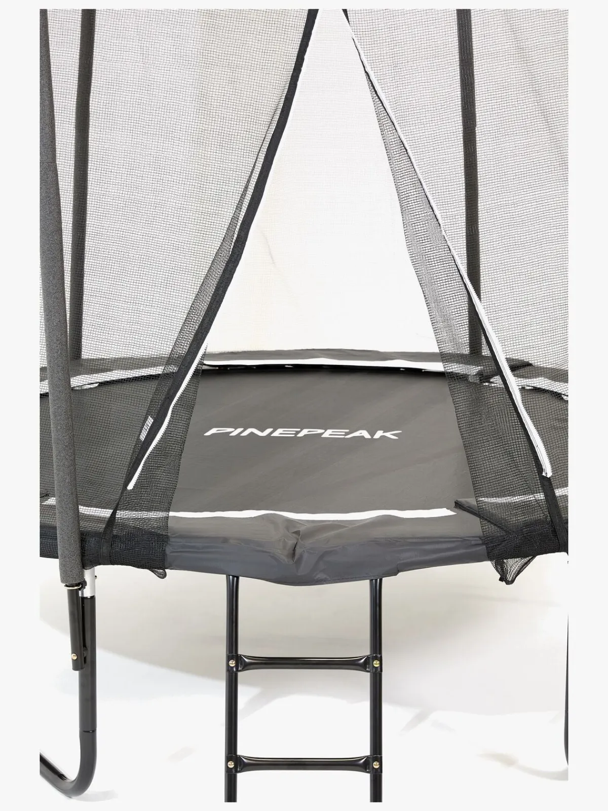 Pinepeak Udeleg-Trampolin inkl. Sikkerhedsnet 244 cm, Sort