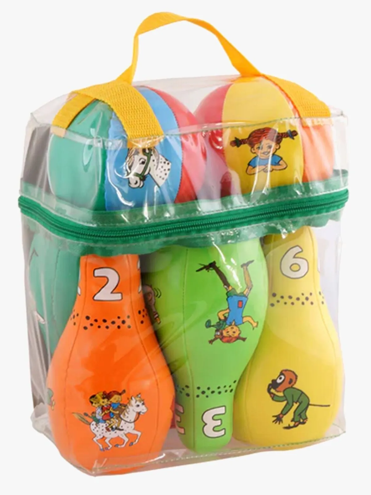Legetøj Til Børn På 0-10 År|Spil & Puslespil|BarboToys Pippi Langstrømpe Blødt Bowlingsæt